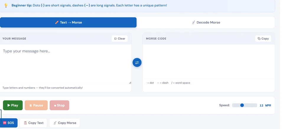 Morse Code Decoder for Beginners