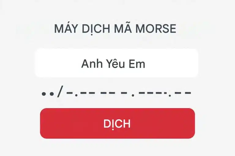 Bộ dịch mã Morse