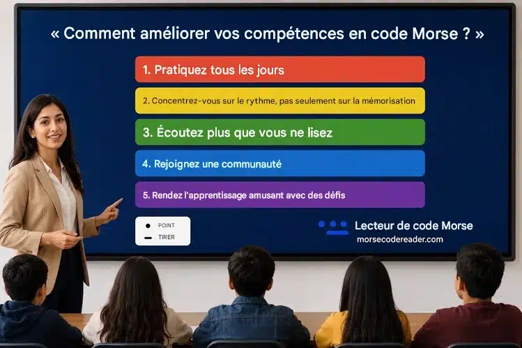 Comment améliorer ses compétences en code Morse