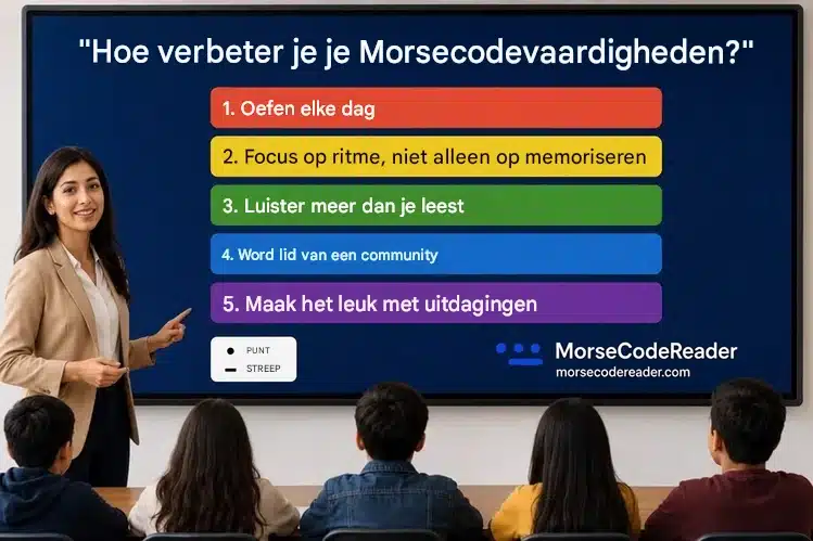 Hoe Morse Code Vaardigheden te Verbeteren