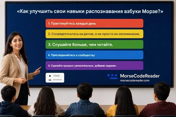 Как улучшить навыки азбуки Морзе
