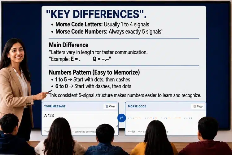 Key Differences Between Morse Code at a Glance