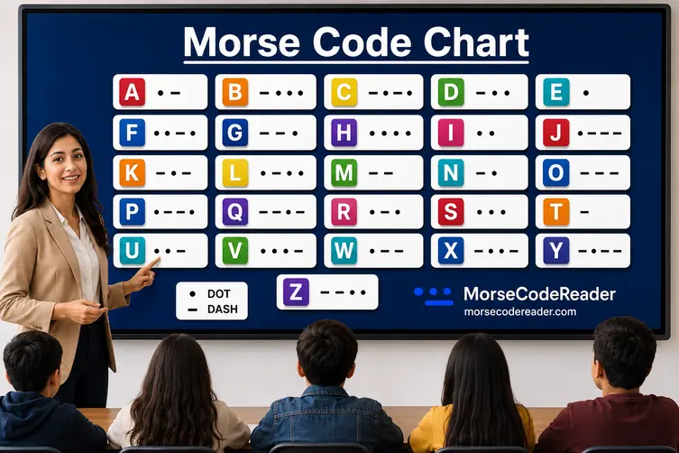 Morse Code Chart Explained for Beginners