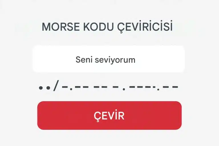 Morse-Kodu-Çevirmeni