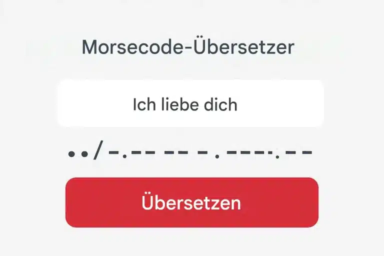 Morsecode-Übersetzer