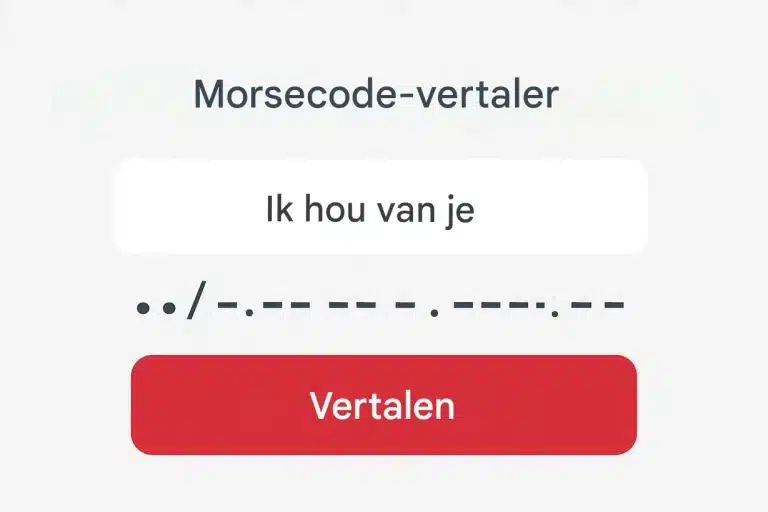 Morsecode-vertaler