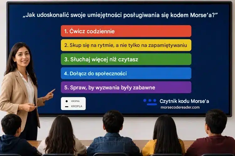 Jak poprawić umiejętności kodu Morse'a