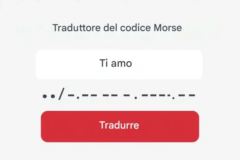 Traduttore del codice Morse